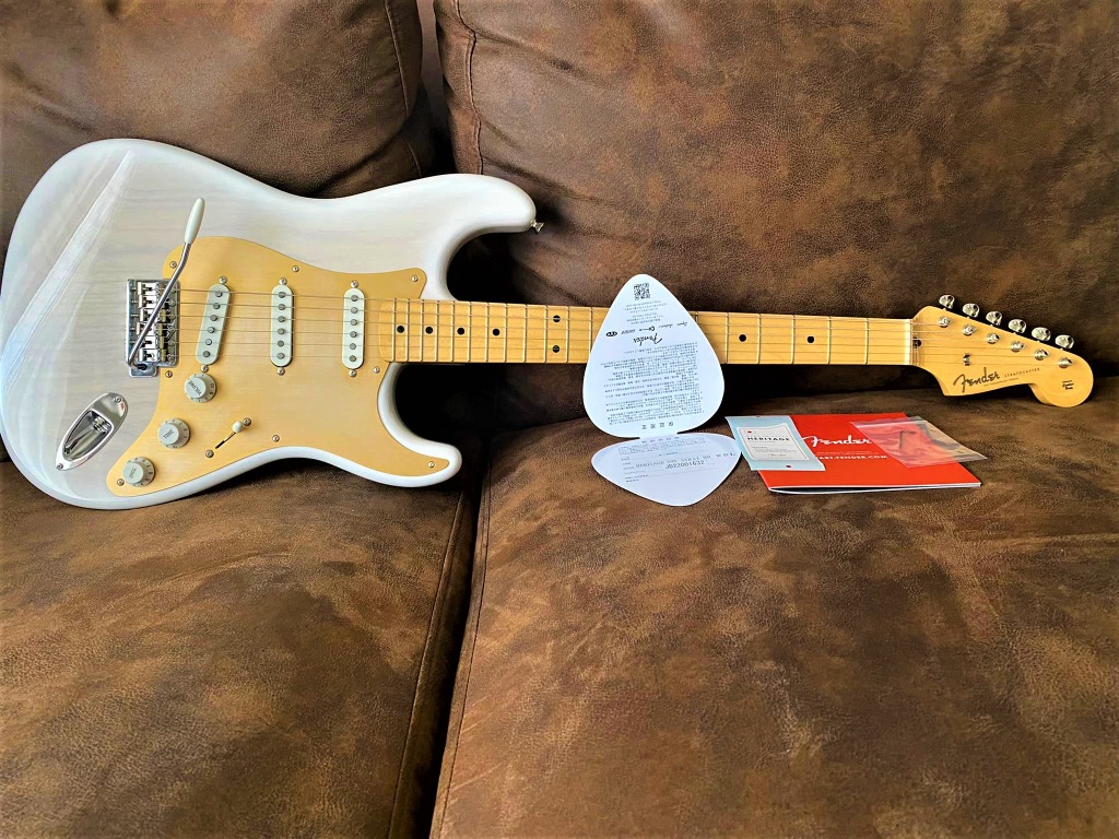 Fender Made in Japan Heritage 50s Stratocaster White Blonde ( 3mos 0%  interest via BDO Credit card )