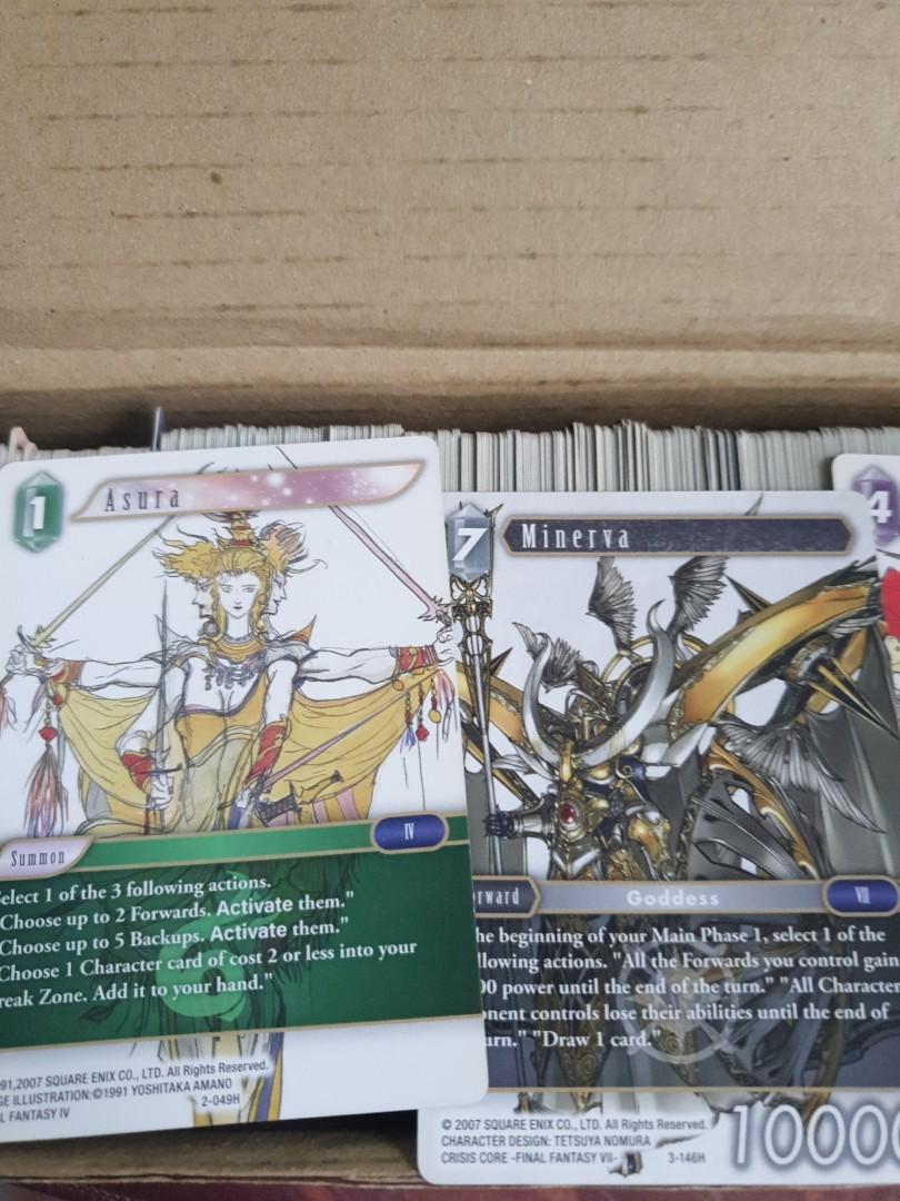 Final Fantasy TCG Opus 1 to 4, common and rare bulk, Hobbies & Toys