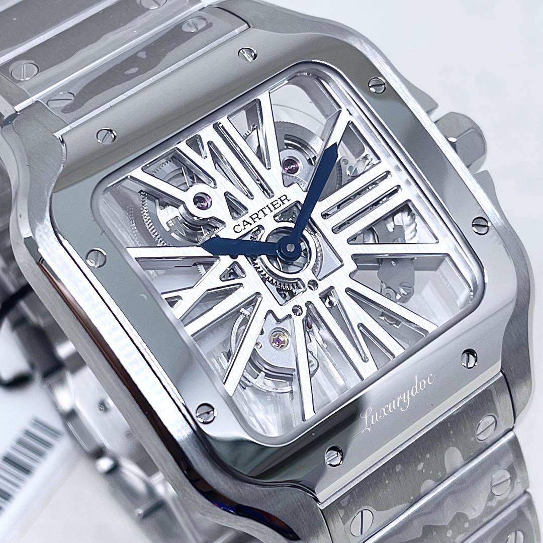 cartier santos steel