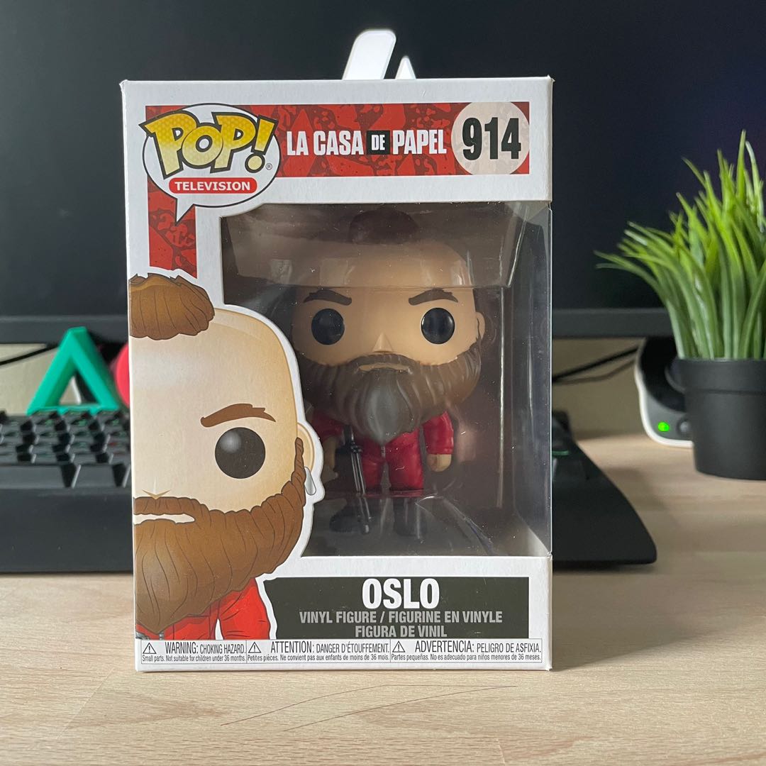 Funko Pop! Oslo Money Heist, Hobbies & Toys, Toys & Games on Carousell
