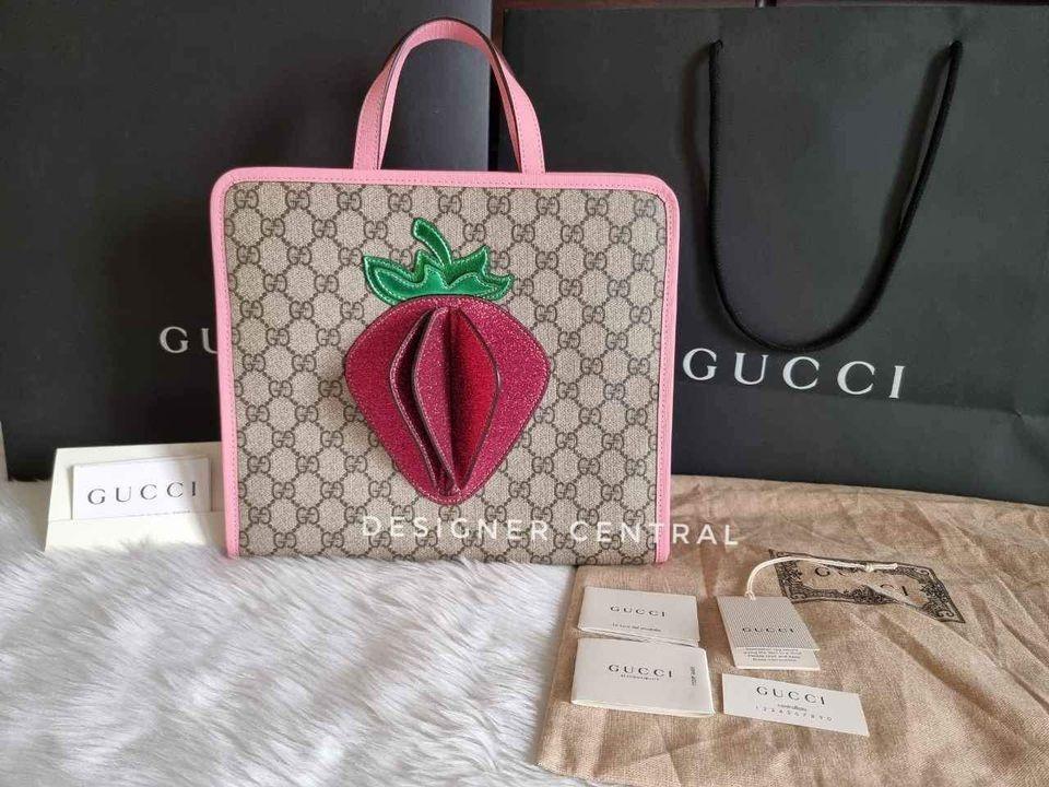 Gucci strawberry tote clearance