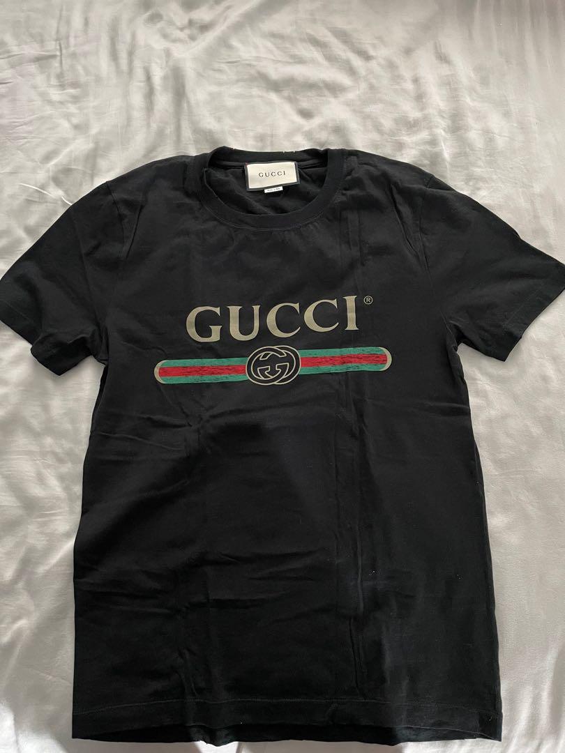 Gucci belt logo t shirt