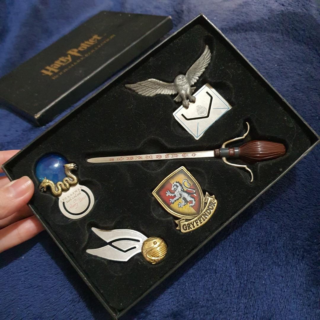 Harry Potter Metal Bookmark Set, Hobbies & Toys, Memorabilia