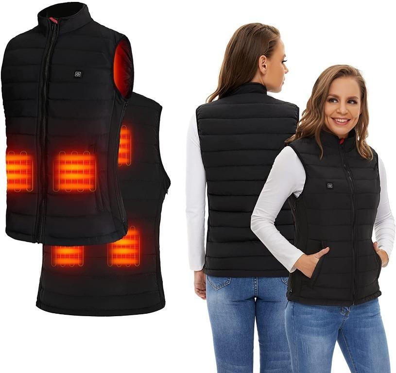 Chaleco Térmico SSLKJD Hombre - 15 Zonas Calor, Batería 16000mAh, Lavable