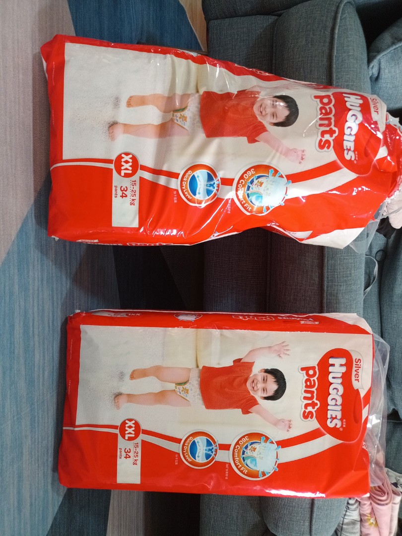 Huggies pull up diaper pants XXL, Babies & Kids, Bathing & Changing