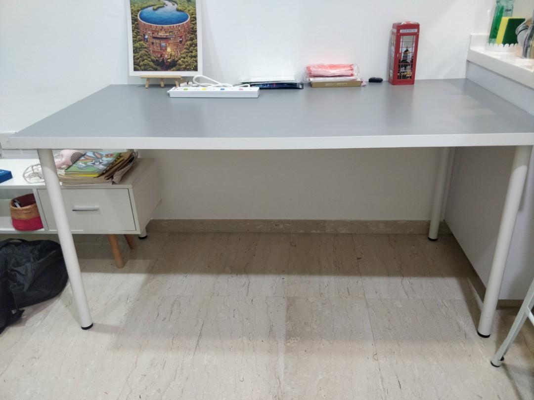 IKEA Work desk 140cm x 60cm, Furniture & Home Living, Furniture, Tables