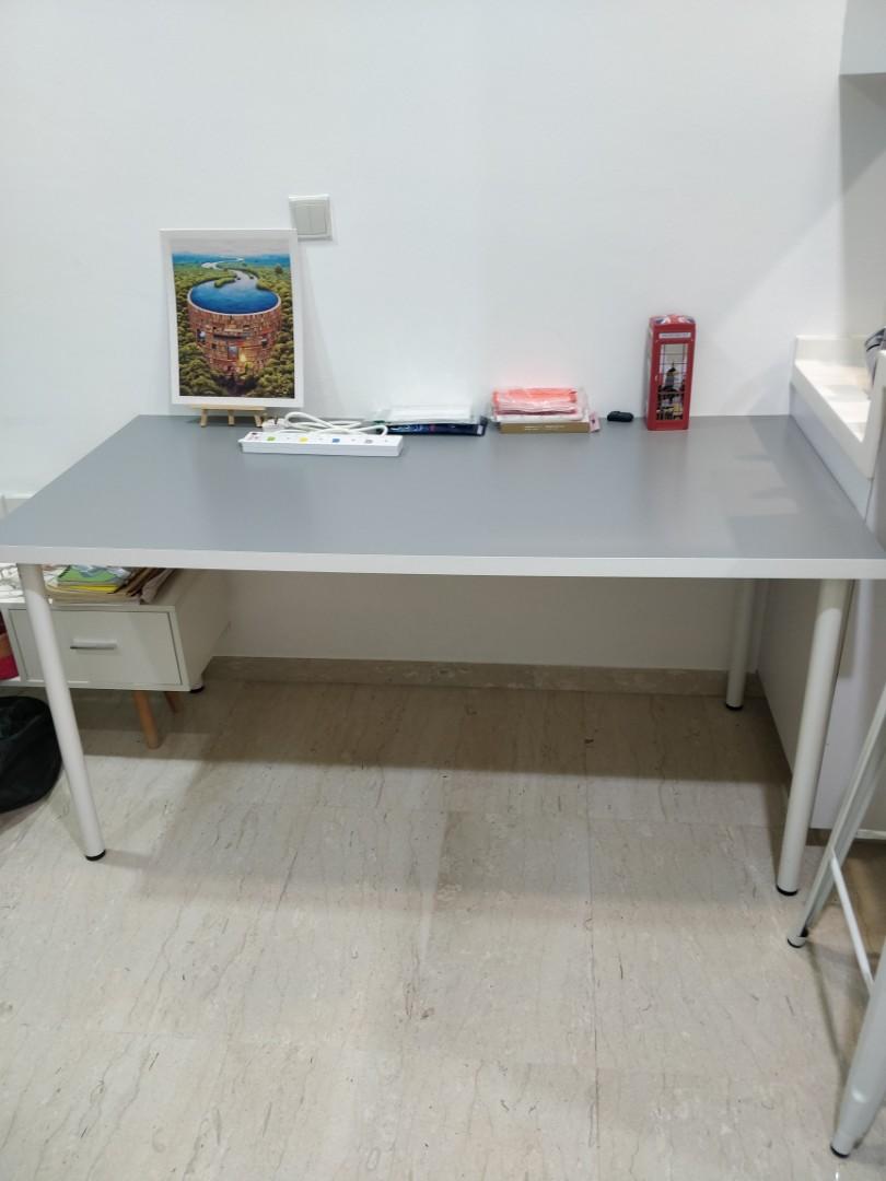 IKEA Work desk 140cm x 60cm, Furniture & Home Living, Furniture, Tables