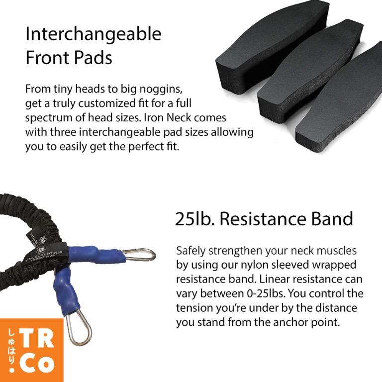 Iron Neck Starter Bundle For Neck Strengthening Exercises, Sports