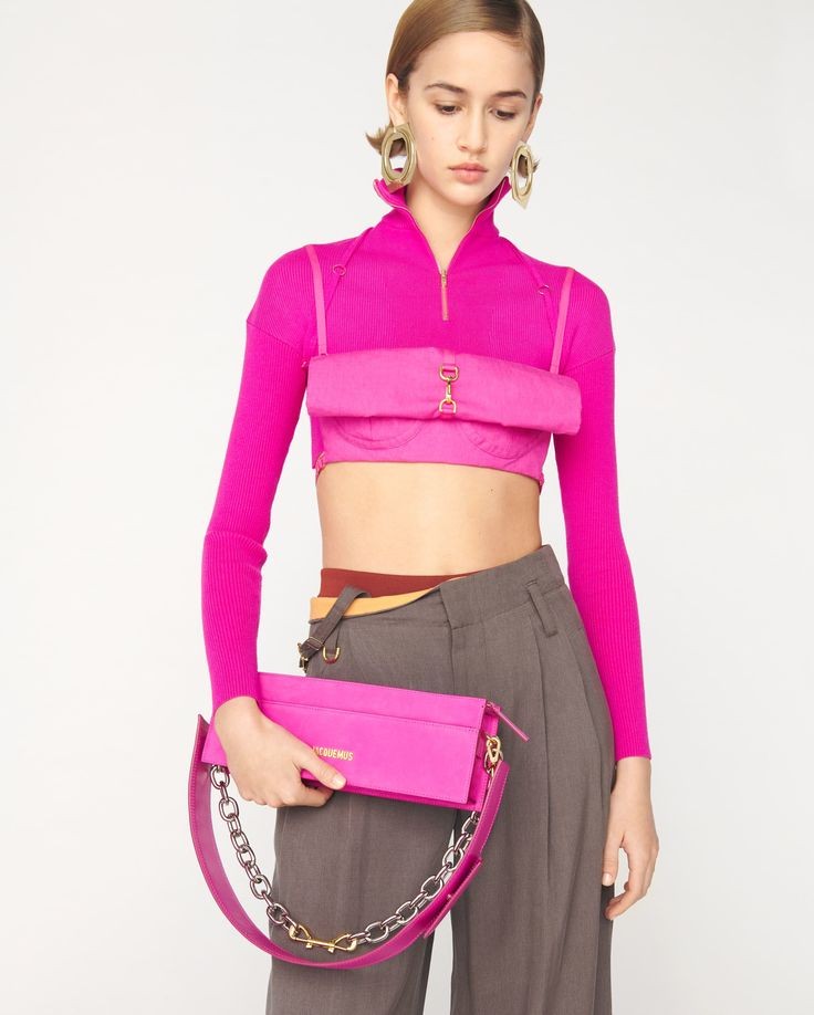 Jacquemus Pink Ciu Ciu Shoulder Bag, Women's Fashion, Bags & Wallets ...