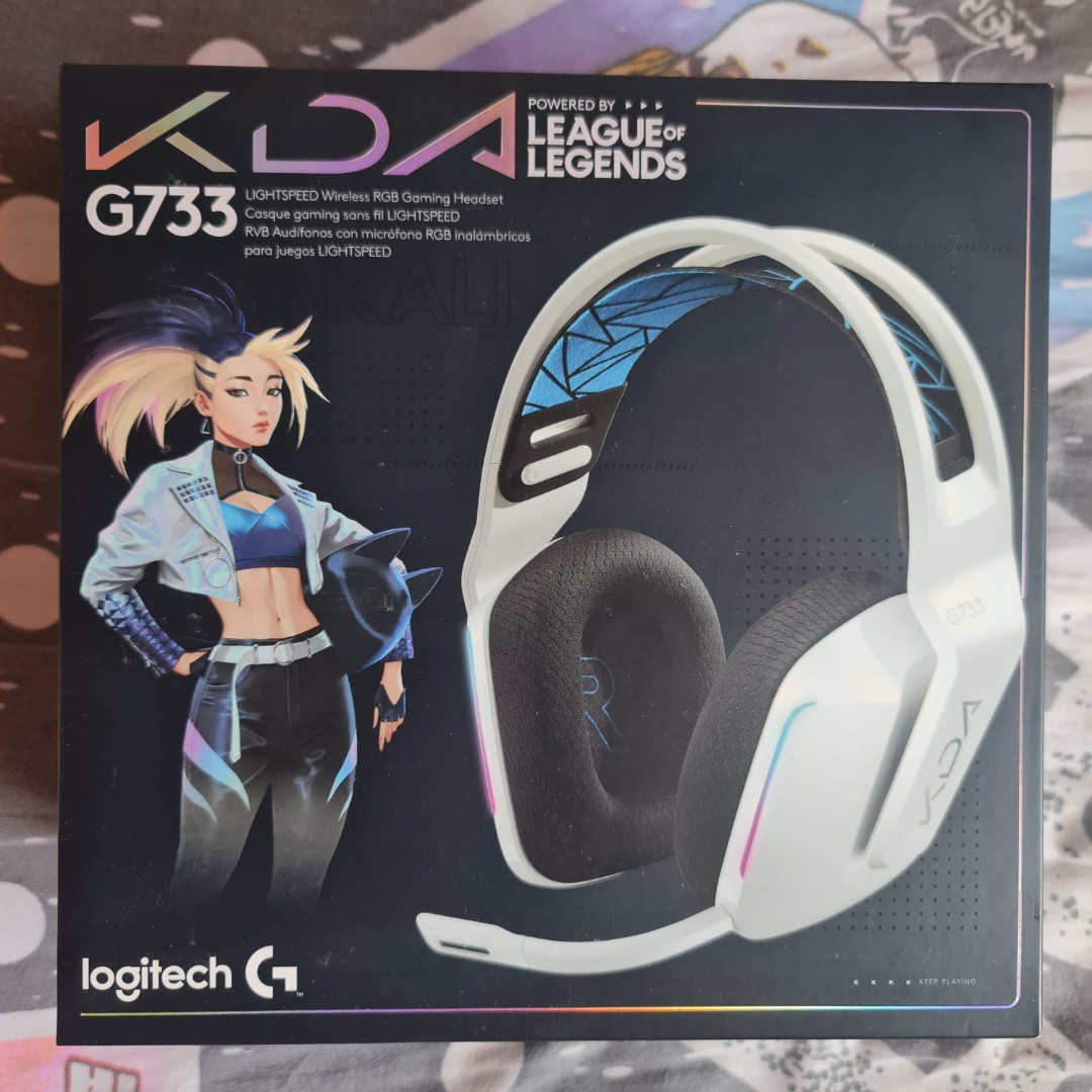 Logitech G733 KDA LIGHTSPEED Wireless Gaming Headset RGB DTS X2.0 7.1 –  League of Legends Fan Store
