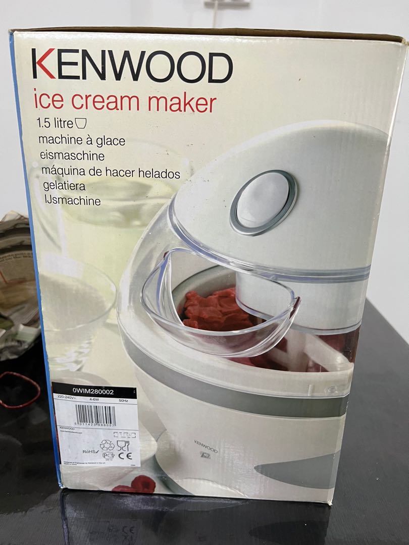 Kenwood ice cream maker, Furniture & Home Living, Kitchenware