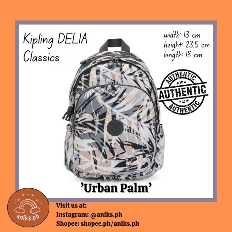 Kipling Urban Palm DELIA Classics Backpack Women s Fashion