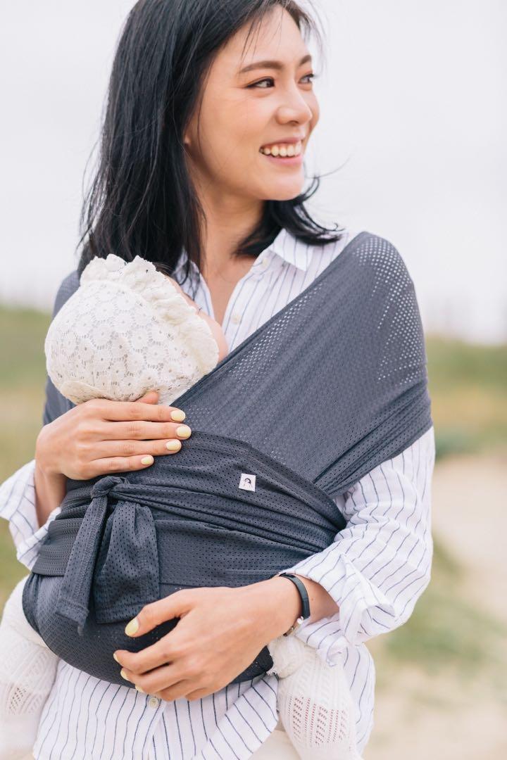 Konny baby carrier summer Charcoal M size, Babies & Kids, Going Out