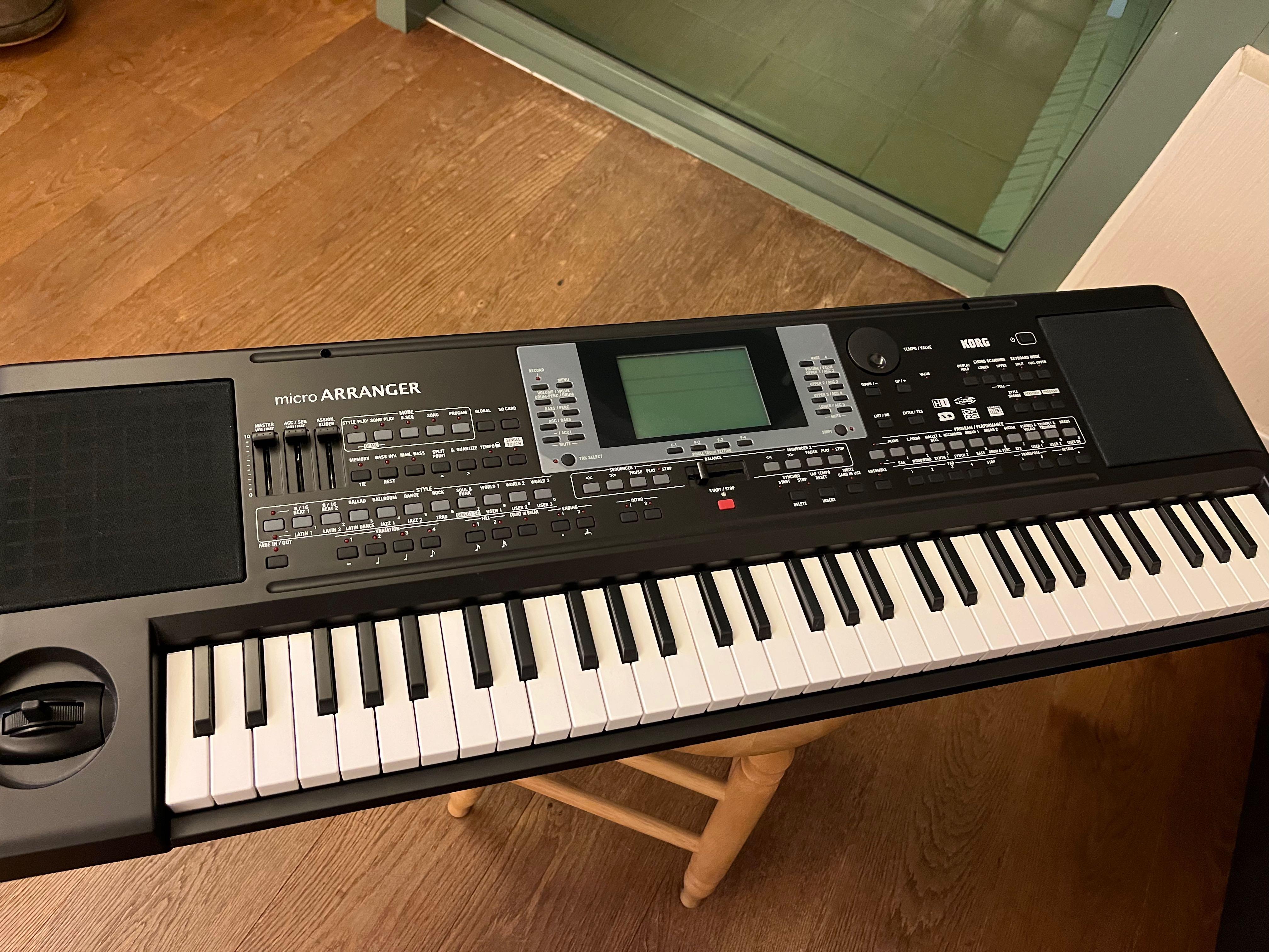 Korg Micro Arranger, 興趣及遊戲, 音樂、樂器& 配件, 樂器- Carousell