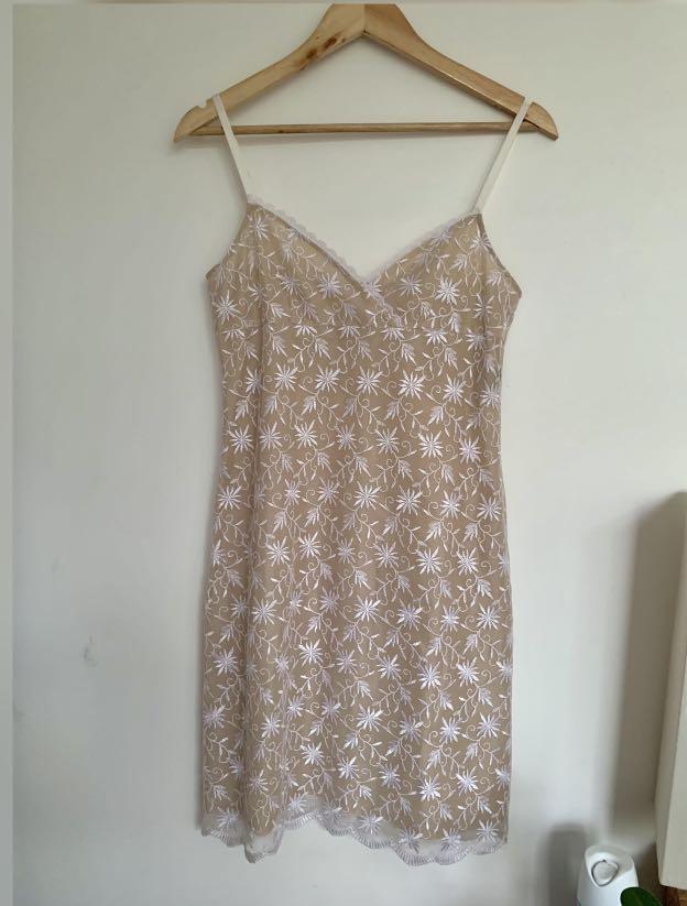 Lace Cami Dress (Category: Dresses) located in Taguig. Submitted by apaba (Listing ID 1171955813, Image 1). Description: The design is pretty The straps are adjustable Best fit small size.