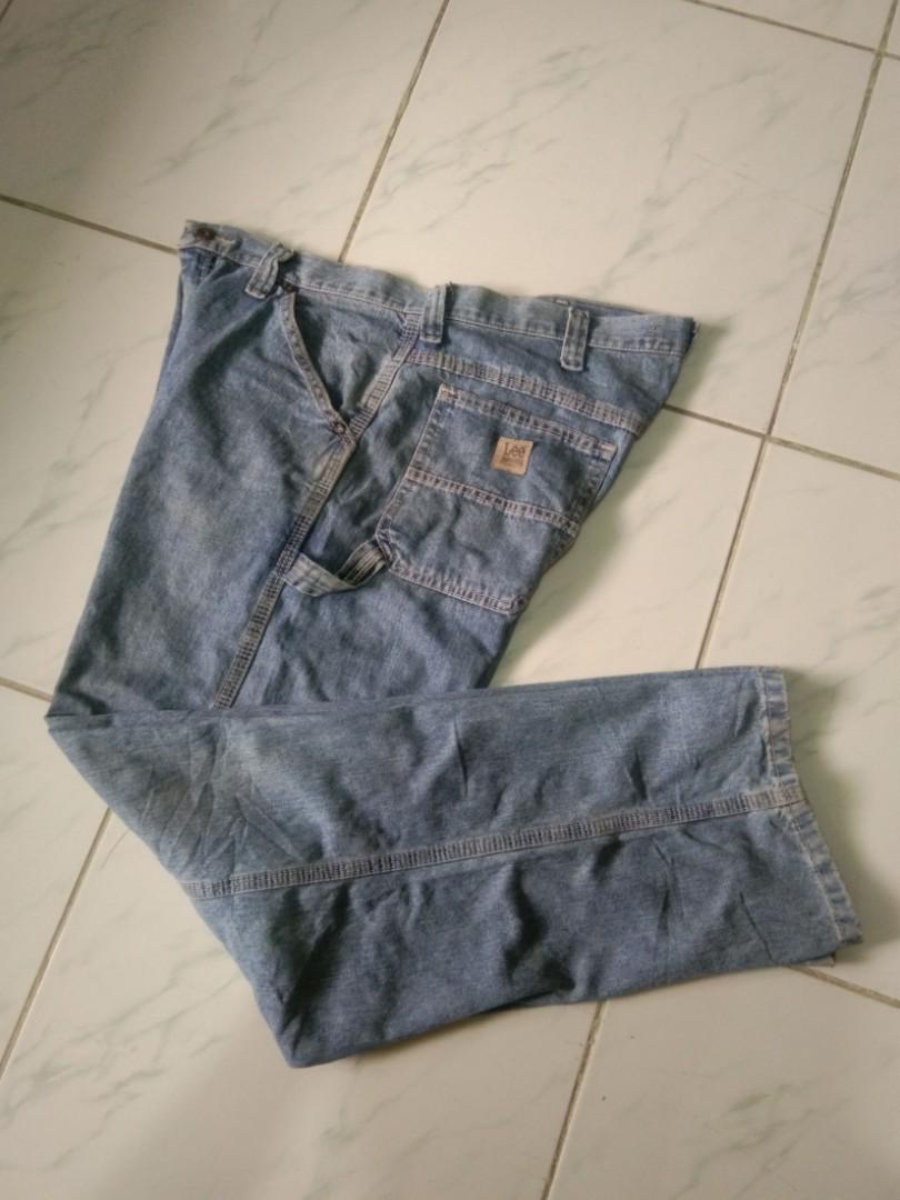 Lee dungarees Carpenter pants, Men's Fashion, Bottoms, Jeans on Carousell