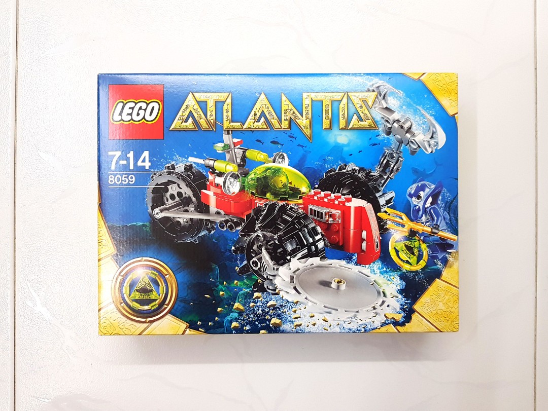 Lego Atlantis 8059 Seabed Scavenger 2010 119pcs Good Condition Used Set with Excellently Preserved Box Hobbies Toys Toys Games on Carousell