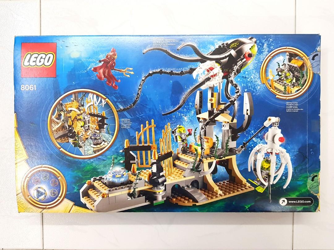 Lego Atlantis 8061 Gateway of the Squid 2010 354pcs Good Condition Used Set with Excellently Preserved Box Hobbies Toys Toys Games on Carousell