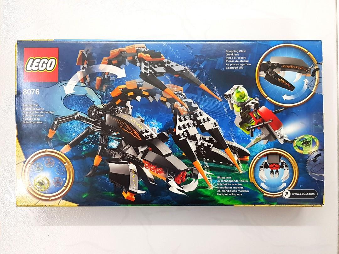 Lego Atlantis 8076 Deep Sea Striker 2010 260pcs Good