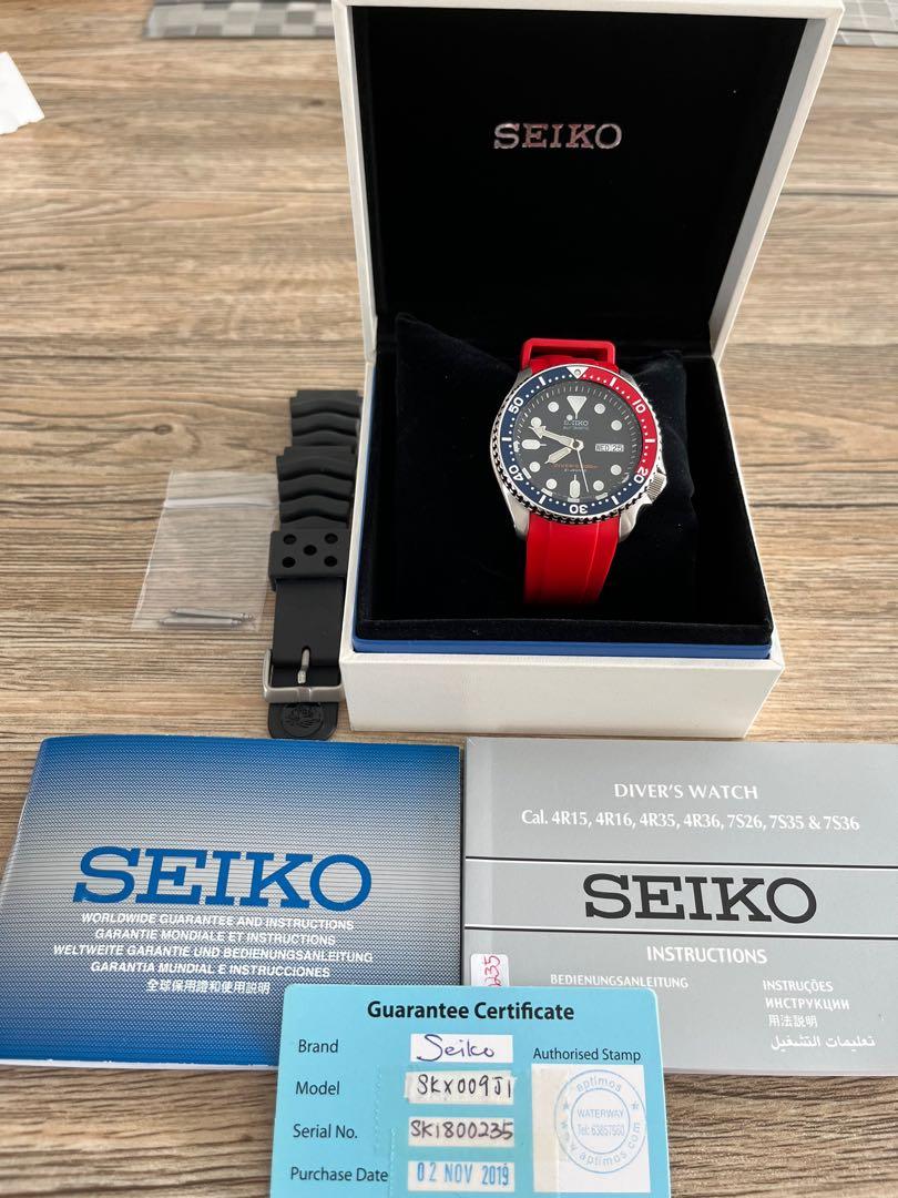 Seiko automatic diver's 200m watch 