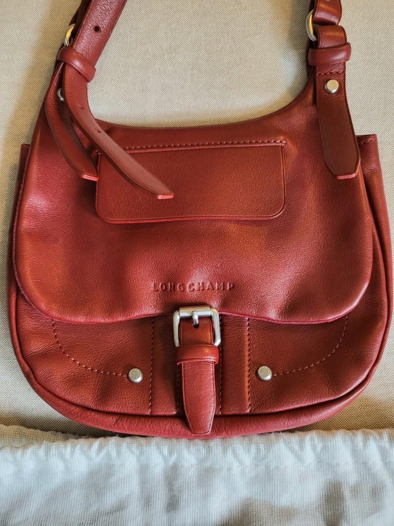 Balzane leather crossbody bag Longchamp Brown in Leather - 33814162