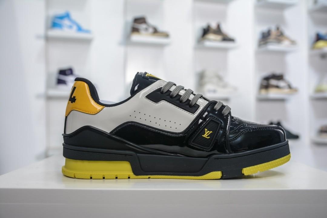 Louis Vuitton Trainner Sneaker “Black Yellow” (2020) 1A9JTV, Men's