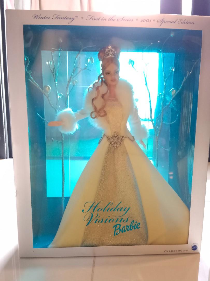 Winter fantasy first in the series 2003 special edition holiday visions barbie cheap