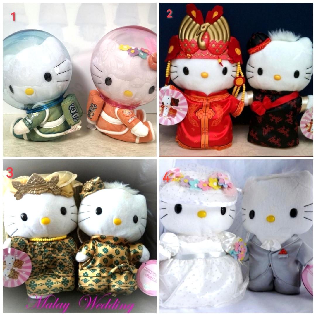 Mcdonald Hello Kitty Wedding Series (In Pair), Hobbies Toys