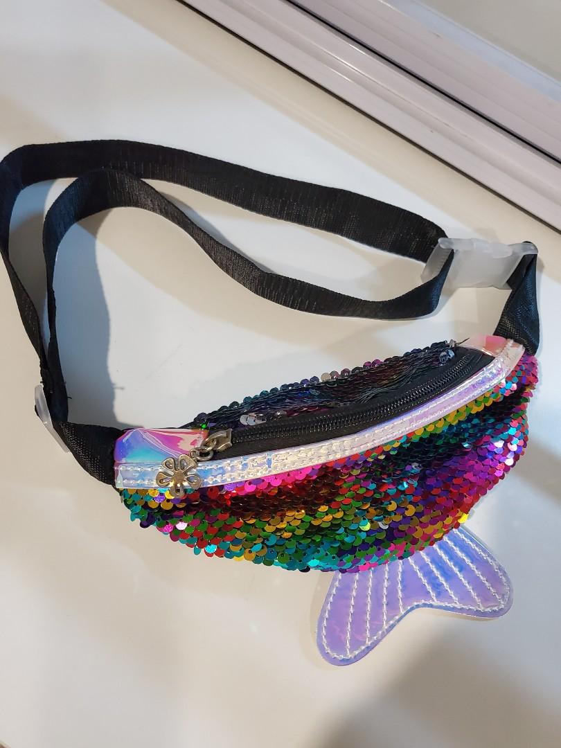 Mermaid Sequin Waist Bag pouch Babies Kids Babies Kids