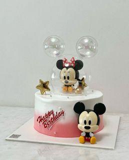 Mickey & Minnie Birthday Cake