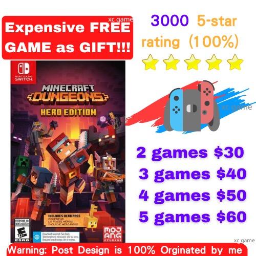 Minecraft dungeons eshop 2025 price