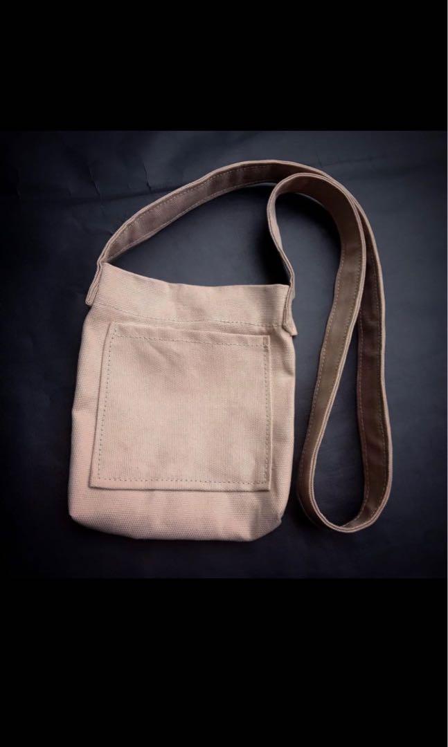 Mini Canvas Sling Bag