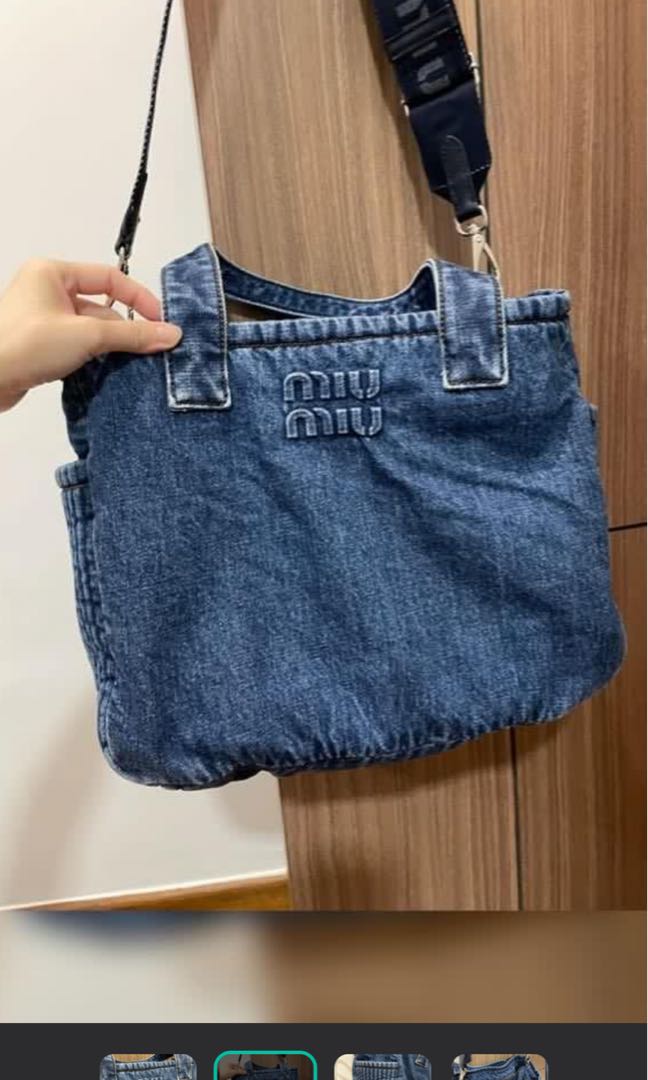 Miu miu shop jeans bag