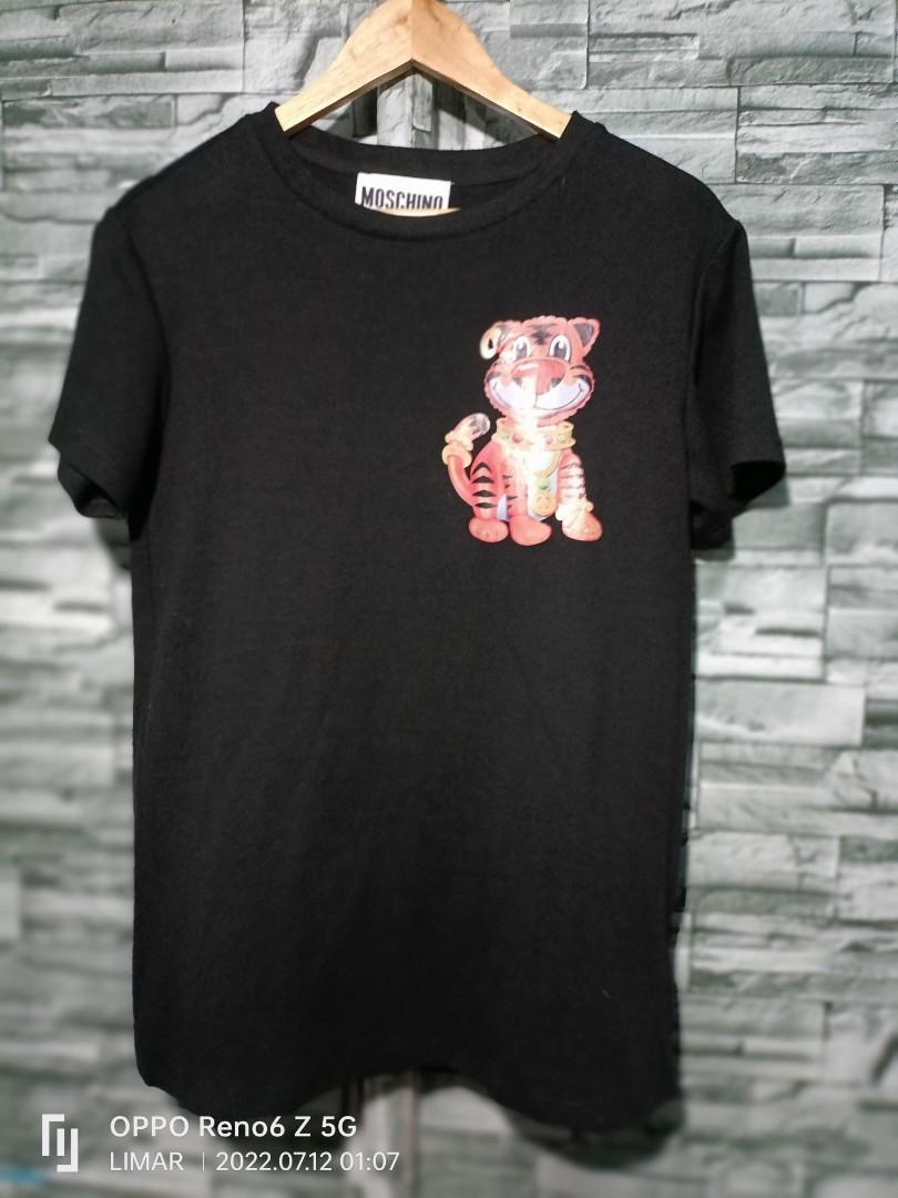 Moschino Laser Print Tiger T Shirt, Luxury, Apparel On Carousell