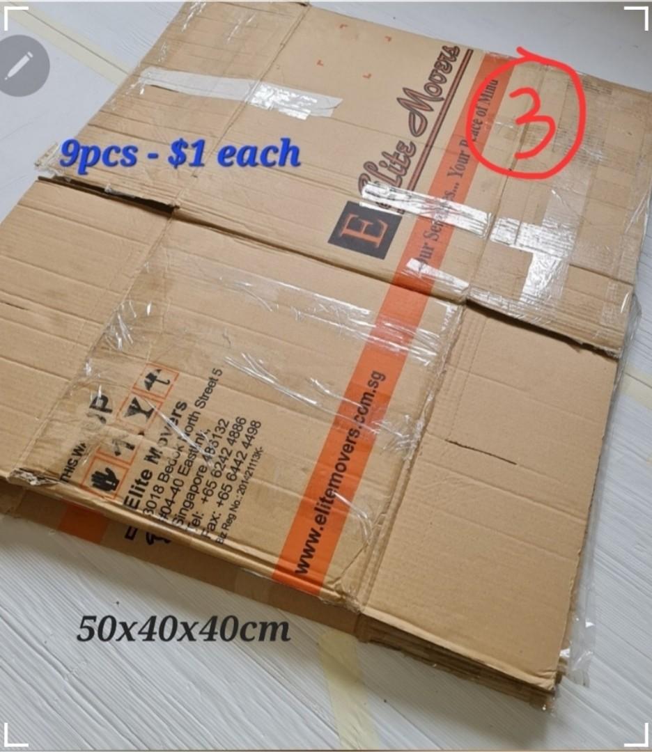 Moving house boxes, Furniture & Home Living, Home Improvement