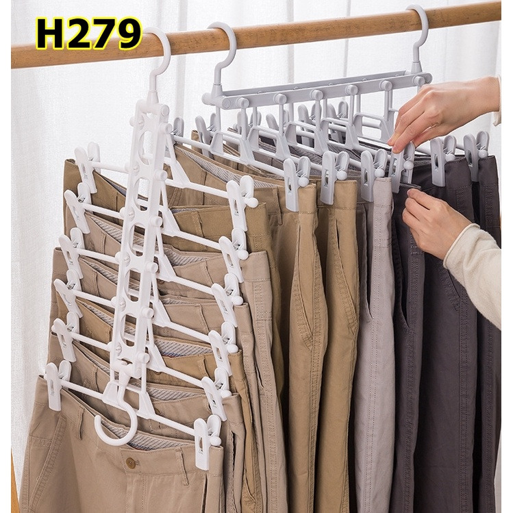 24 Pcs Skirt Hangers With Clips, Pants Hanger Metal Pant Hangers Space  Saving For Pants Skirts Clot