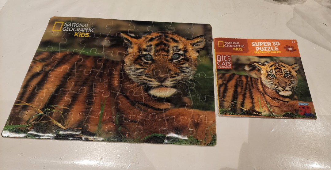 National Geographic Jigsaw puzzles for kids, Hobbies & Toys, Toys