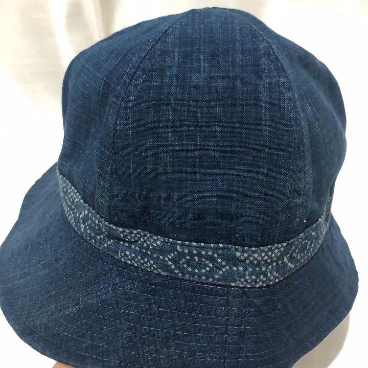 Navy Bucket Hat, Fesyen Pria, Aksesoris 