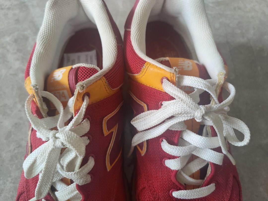 Red new clearance balance shoes