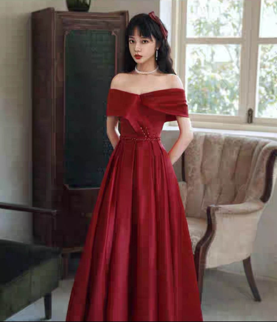 Alluring Arrival Wine Red Satin … curated on LTK