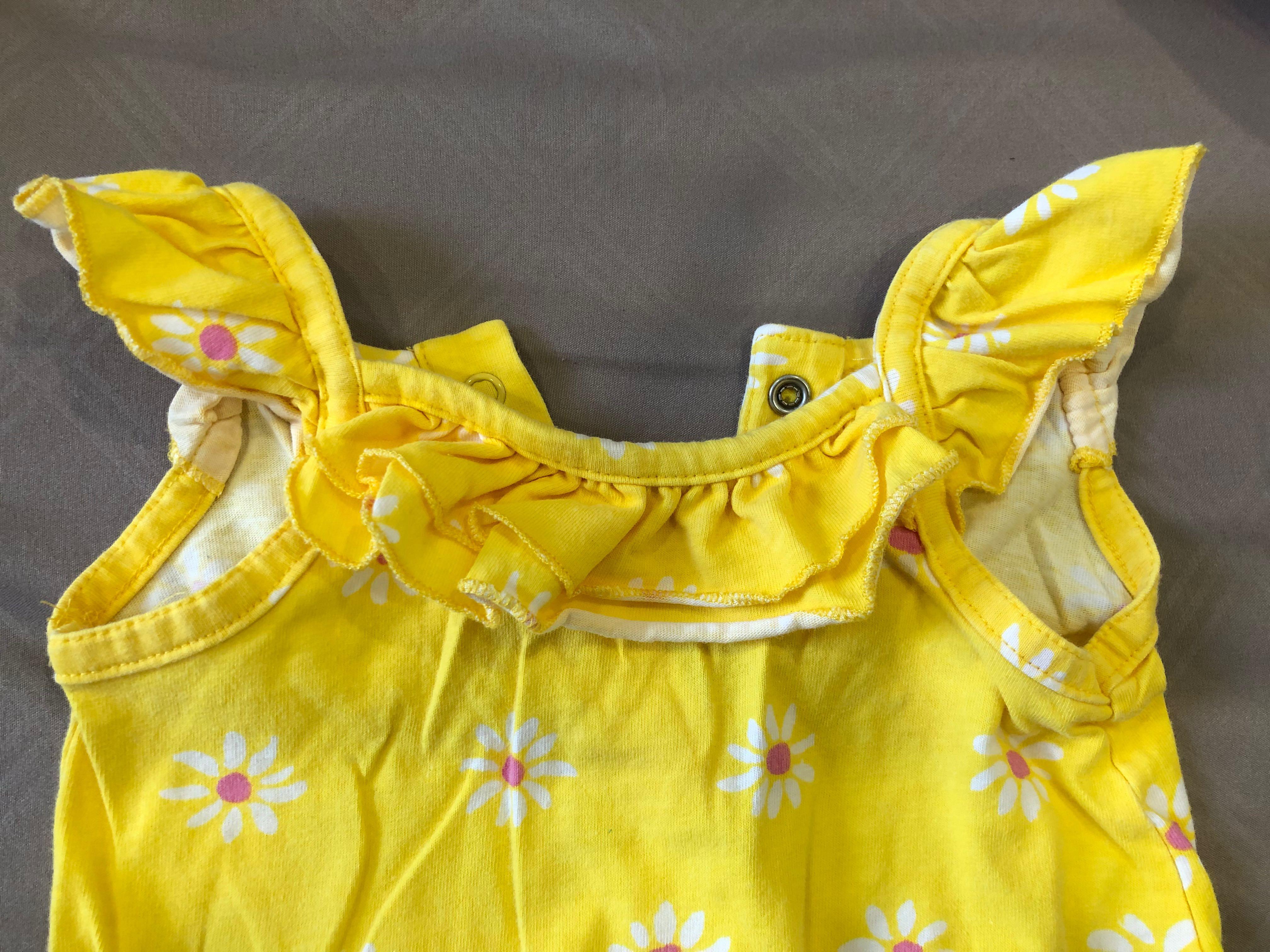 Mothercare Mothercare dress 18-24 months yellow and blue daisy design 