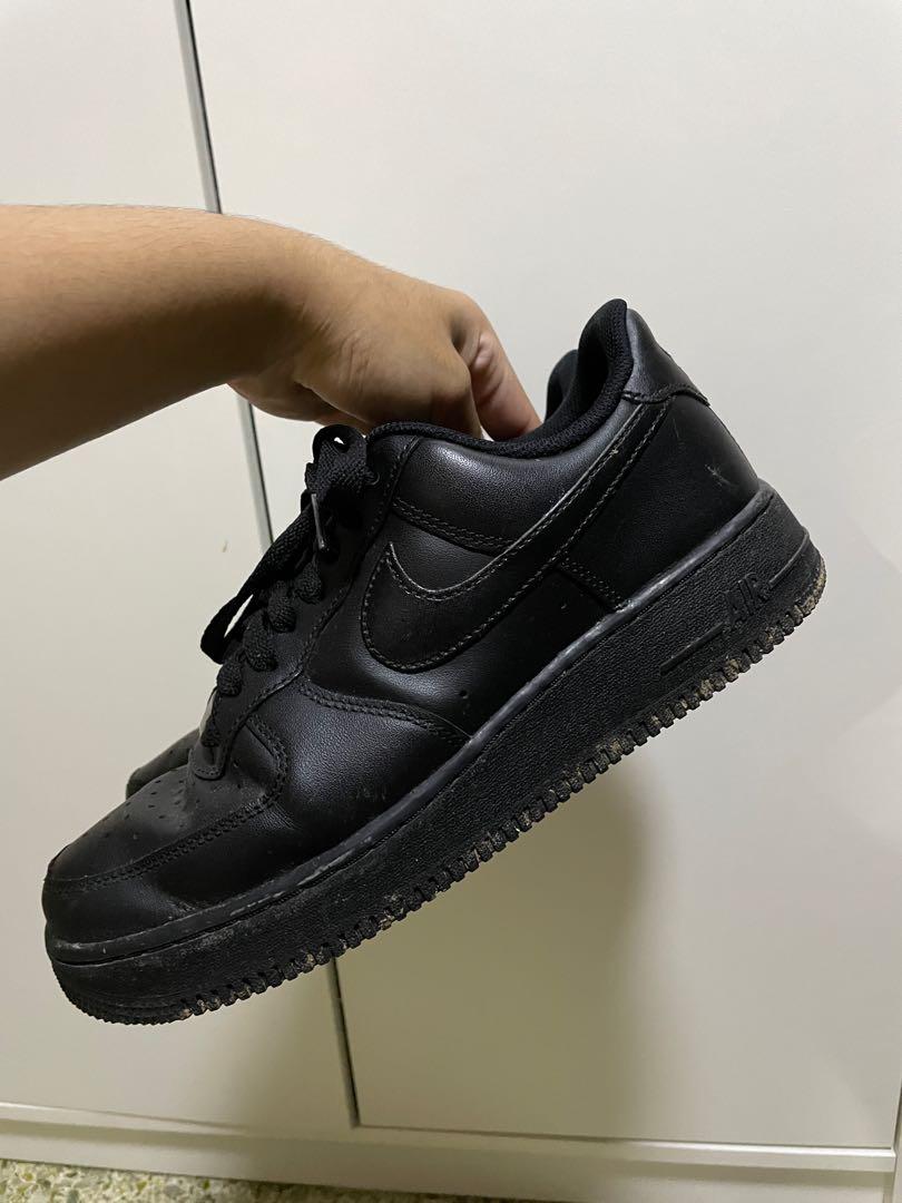 second hand black air force 1