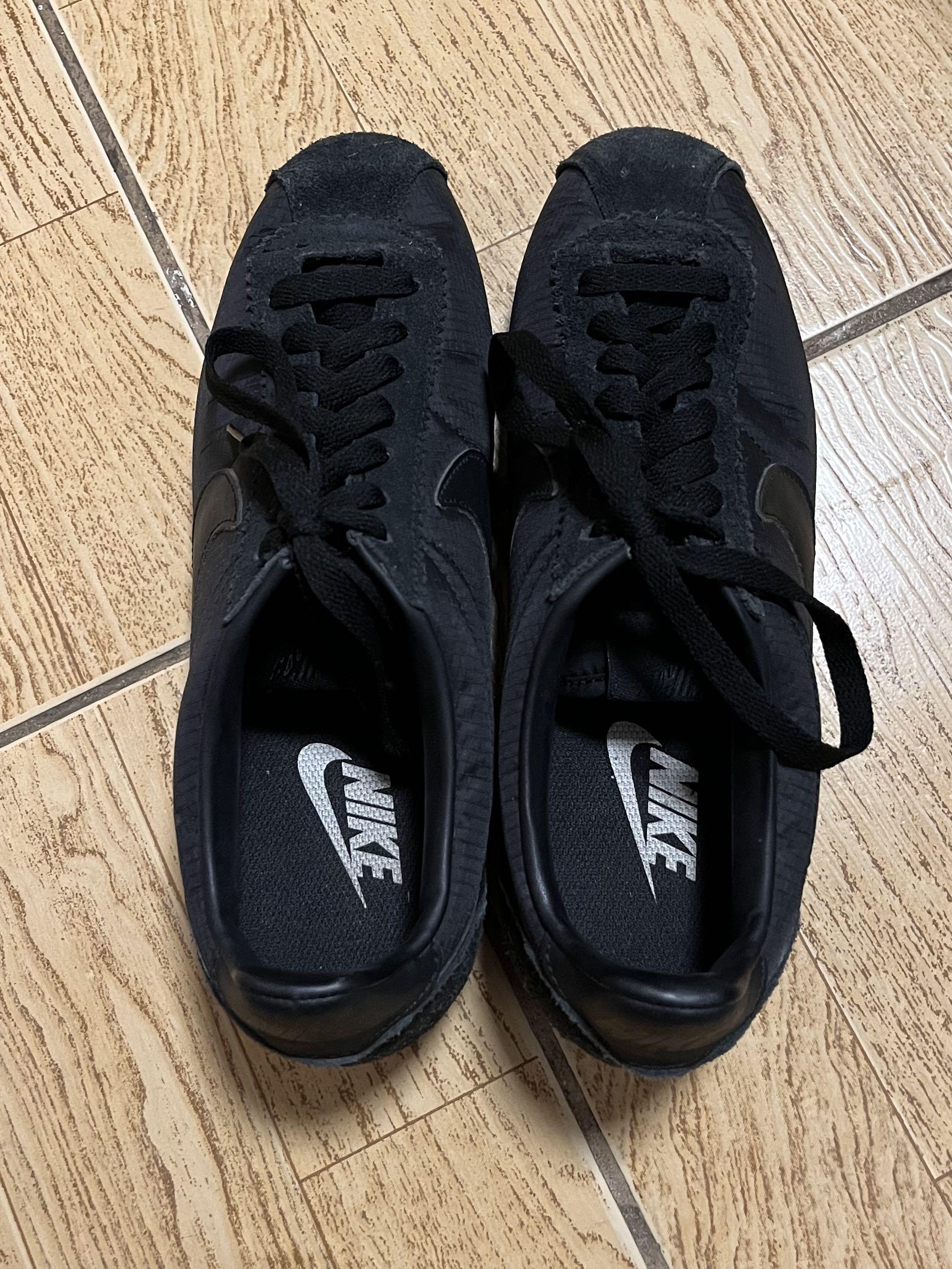 [Nike] Cortez - triple black nylon shoes, Men's Fashion, Footwear ...