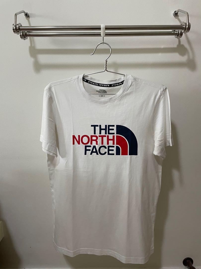White north face shirt top