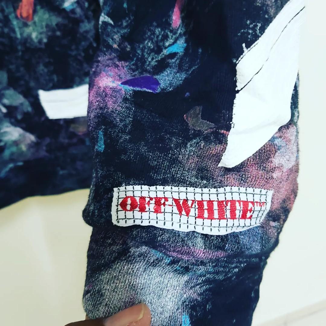 Off white starry sky hoodie 2025