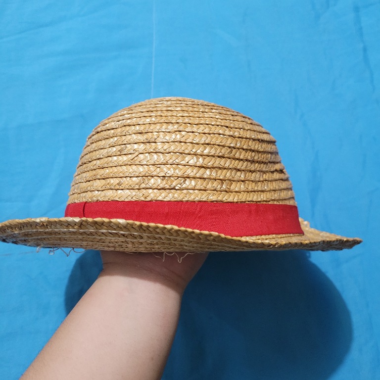 One Piece Luffy Straw Hat, Men's Fashion, Watches & Accessories, Caps & Hats on Carousell