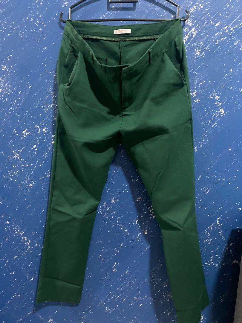 Pants scarlet, Women's Fashion, Bottoms, Other Bottoms on Carousell