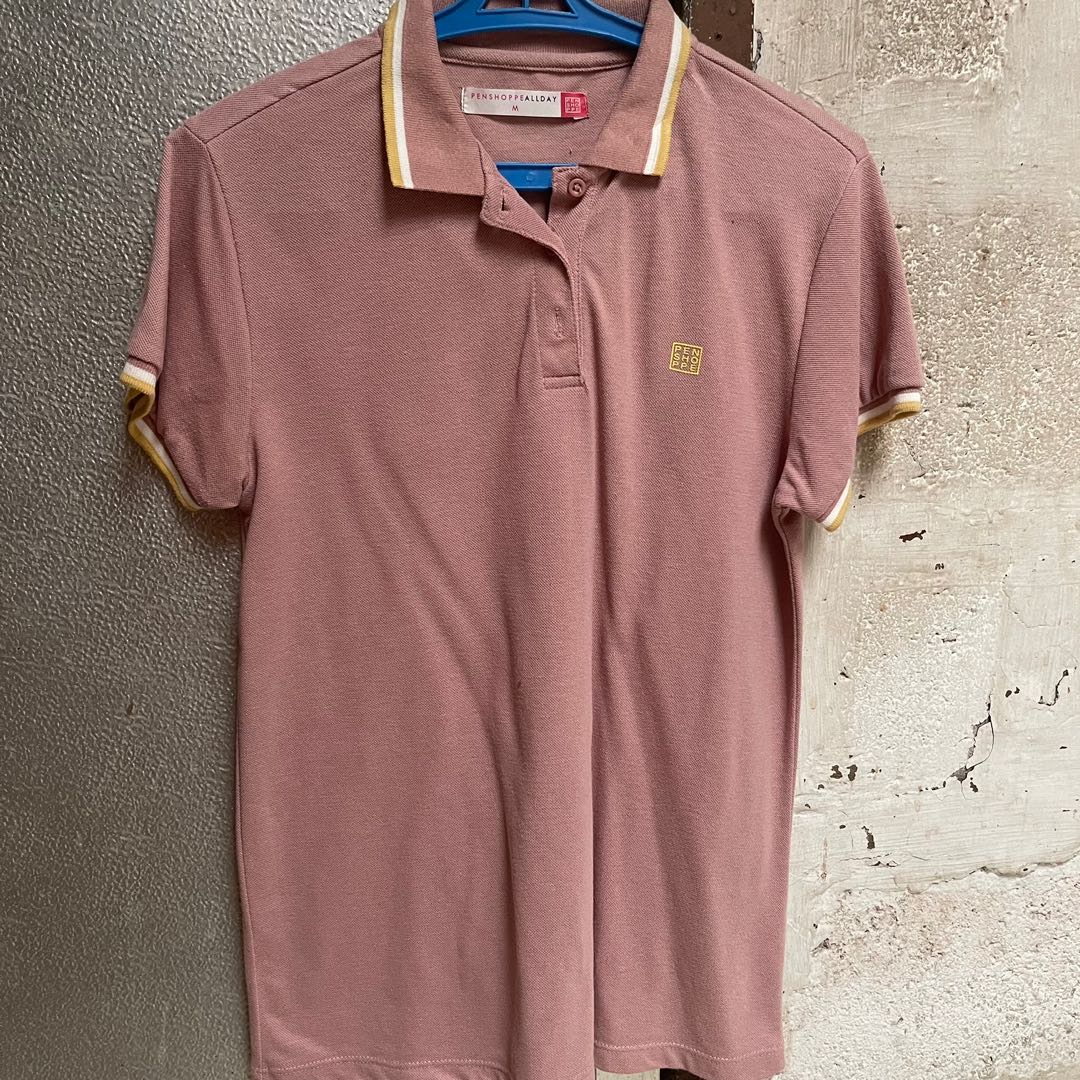 Penshoppe pink polo top