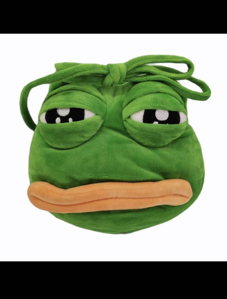 Pepe The Frog Meme Bag Hate Symbols Sticker Khabane Lame Men s