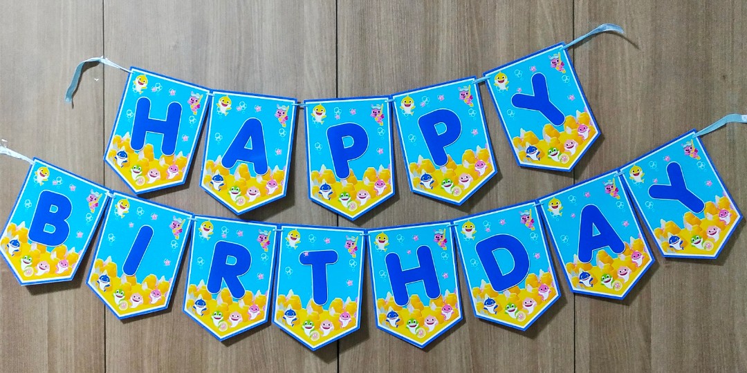 PERSONALIZED PARTY BANNER, Hobbies & Toys, Stationary & Craft